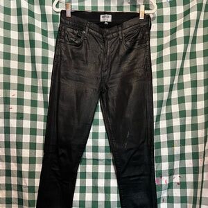 Agolde Faux Leather Skinny Jeans